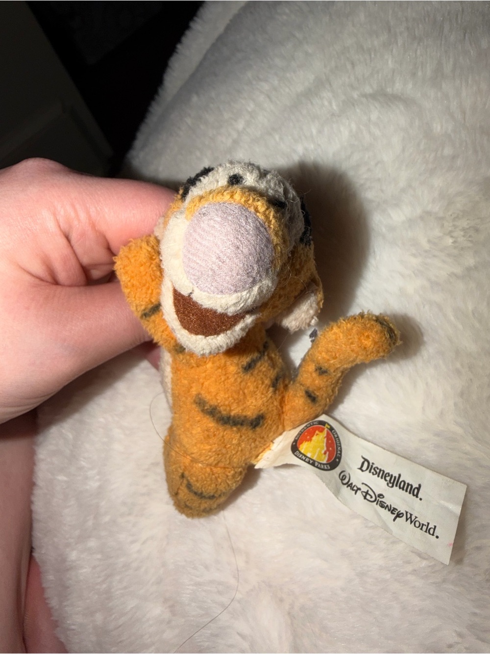 Tigger Plush Magnet - Orange & Cream (Disneyland/Walt Disney World Tag)